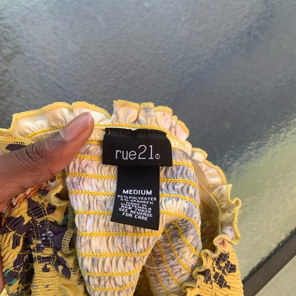 Yellow Forever 21 shirt - Picture 3 of 3